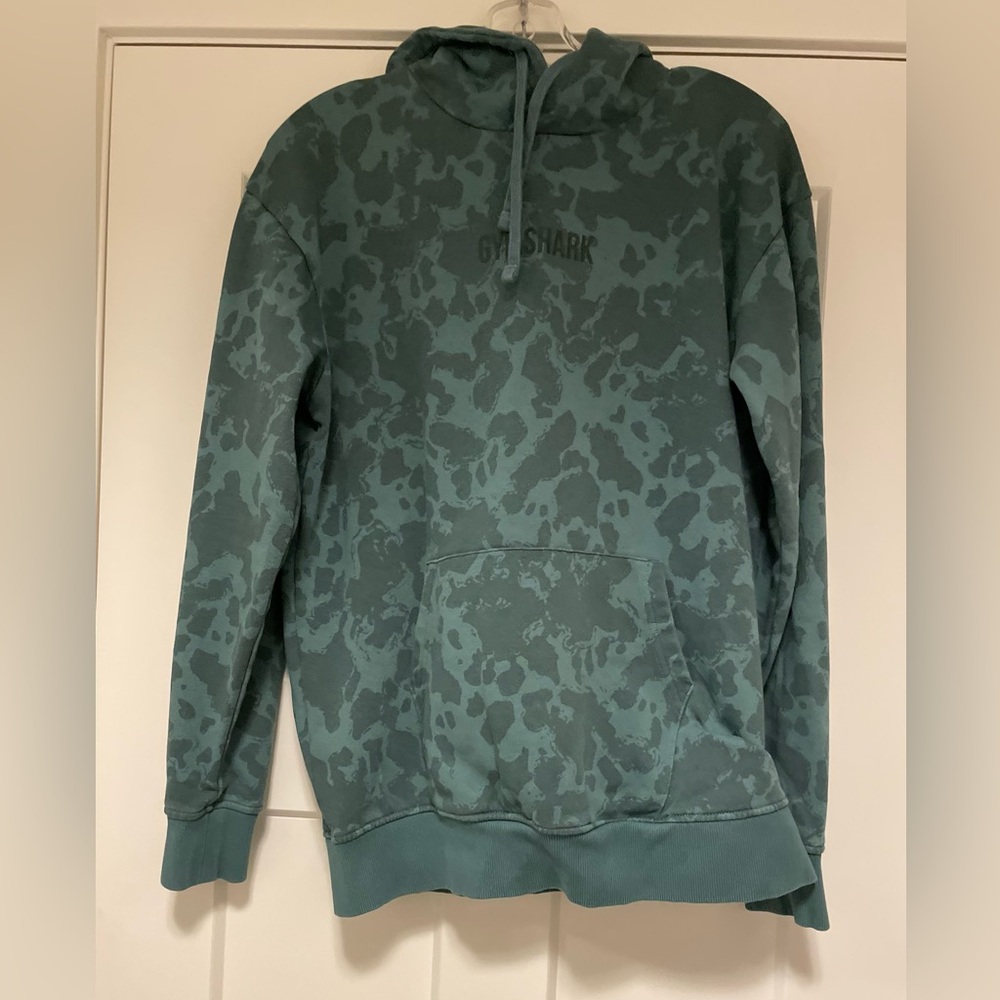 Gymshark Teal Camo Men's Hoodie